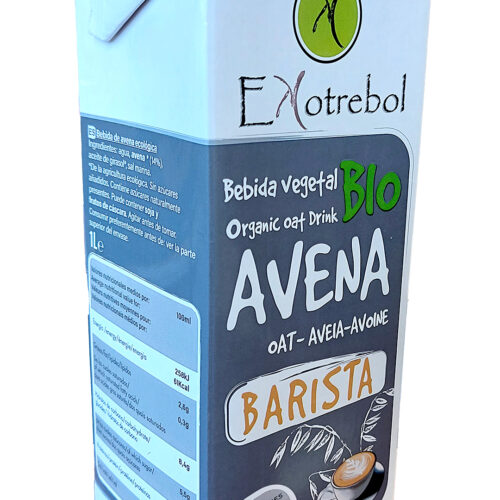 Bebida de avena Barista Bio Ekotrebol
