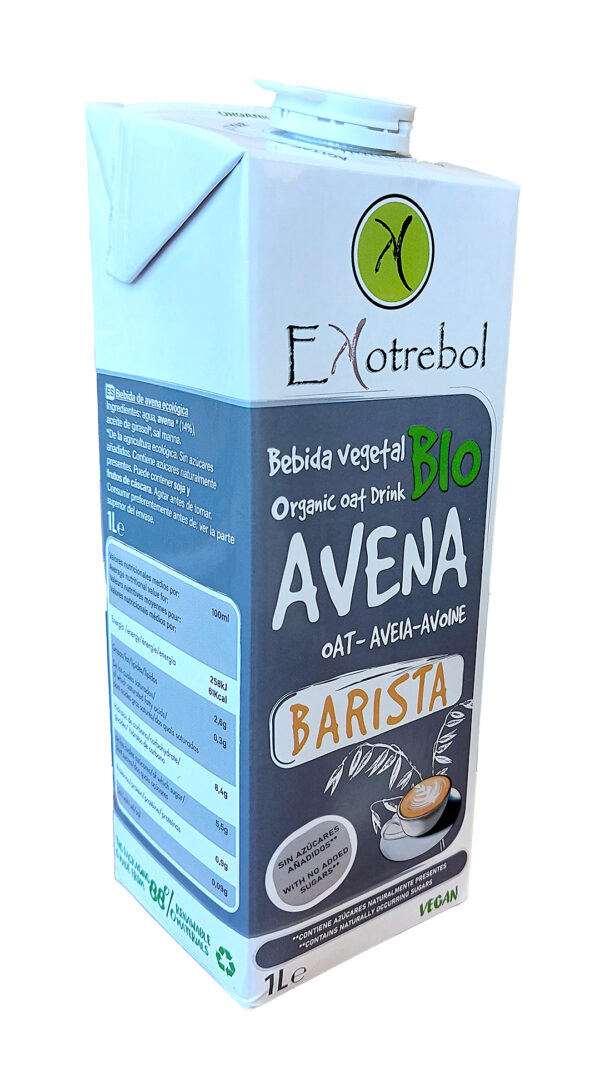 Bebida de avena Barista Bio Ekotrebol