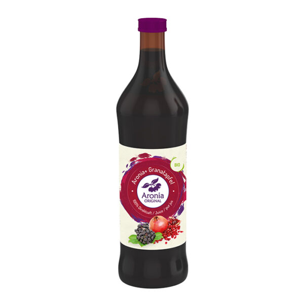 Zumo Bio de Aronia + zumo de Granada Ekotrebol