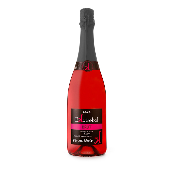 Cava  Brut Reserva Rosado Pinot Noir Bio-Vegano Ekotrebol