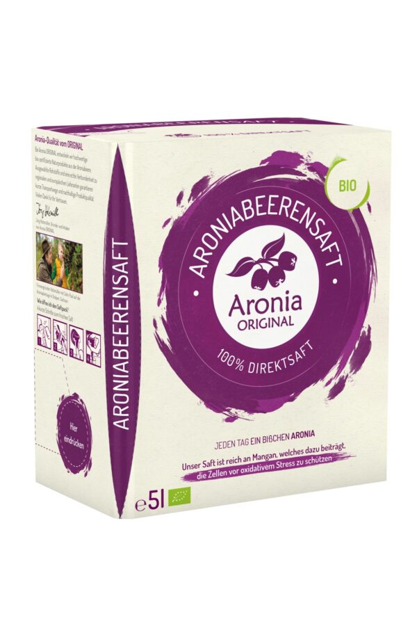 Zumo Bio de aronia 5L Ekotrebol