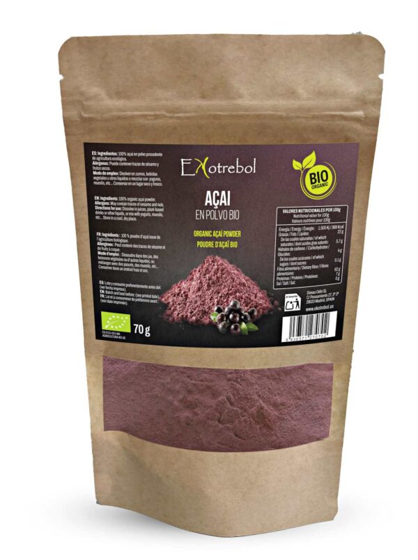 Açai en polvo Bio Ekotrebol