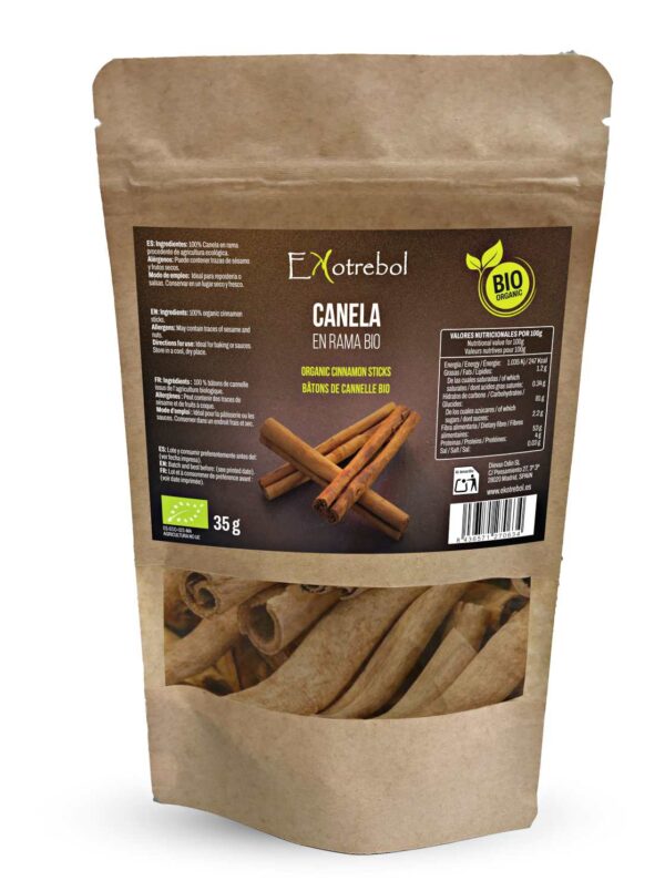 Canela en rama Bio Ekotrebol