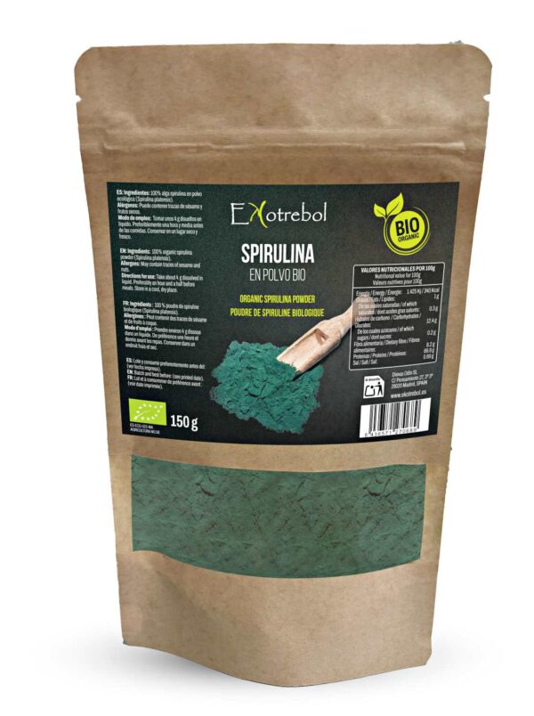 Spirulina en polvo Bio Ekotrebol