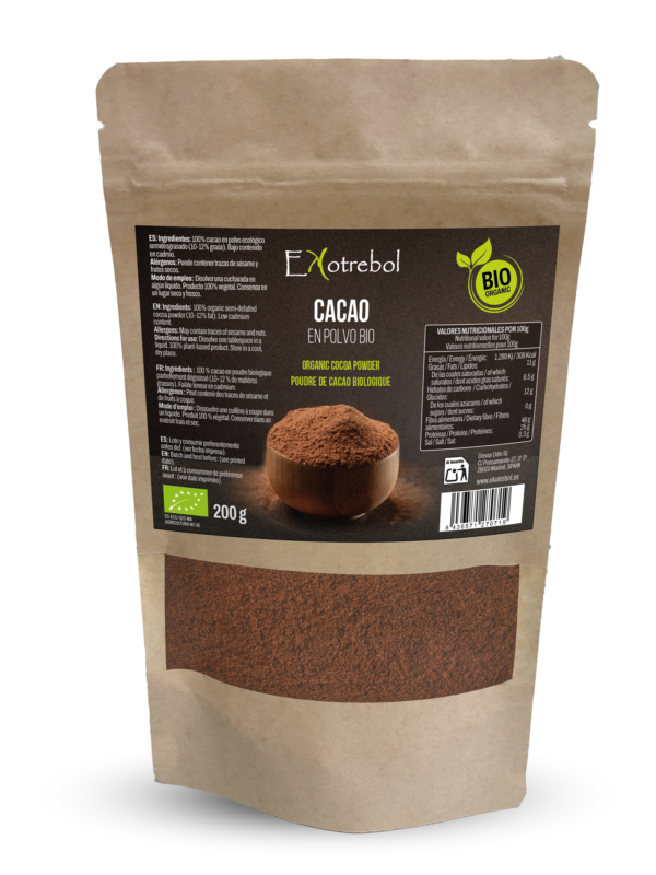 Cacao en polvo Bio Ekotrebol